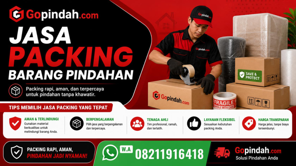 Jasa Packing Barang Pindahan Tips Memilih yang Tepat W.A 08211916418