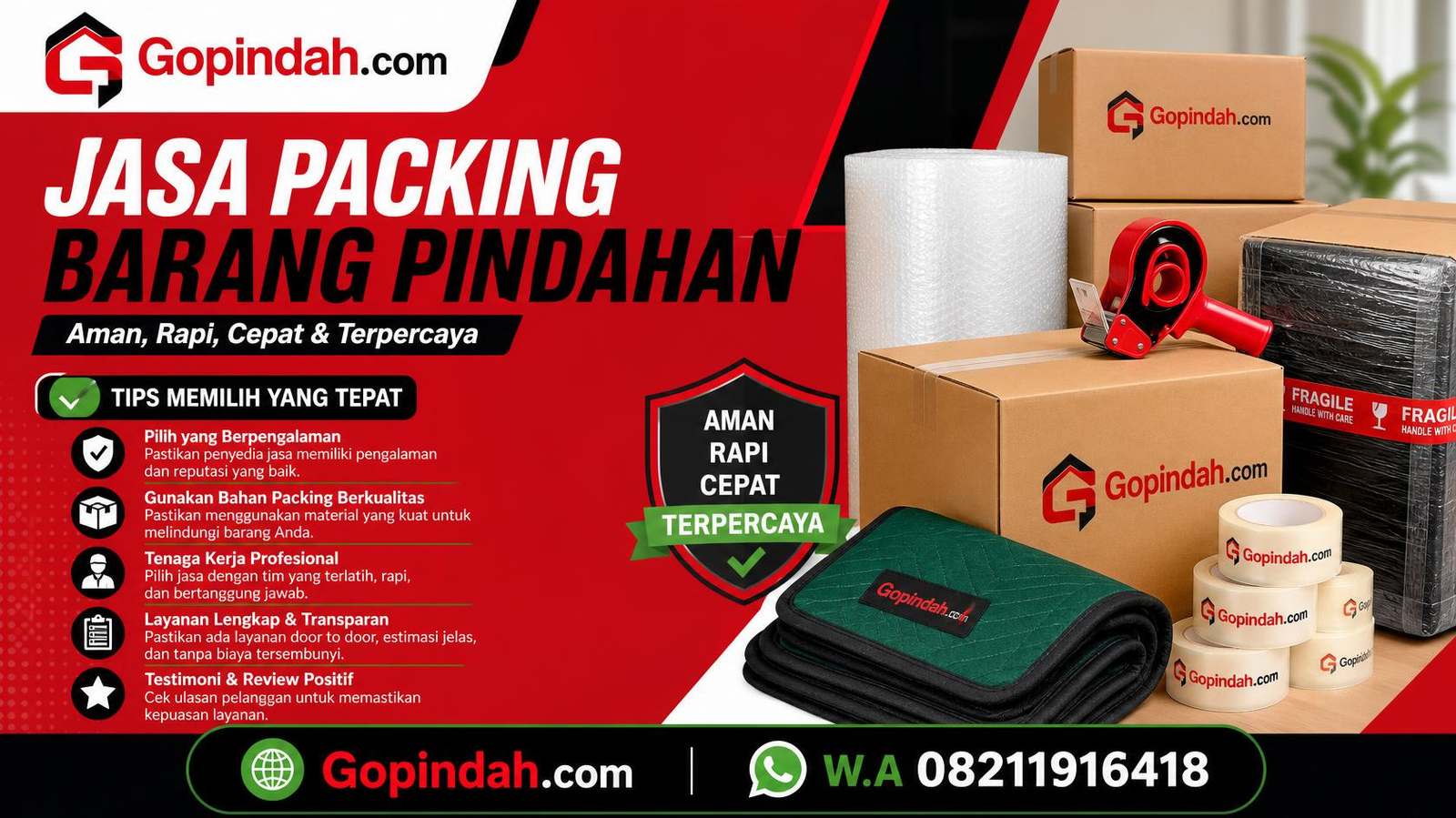 Jasa Packing Barang Pindahan Tips Memilih yang Tepat